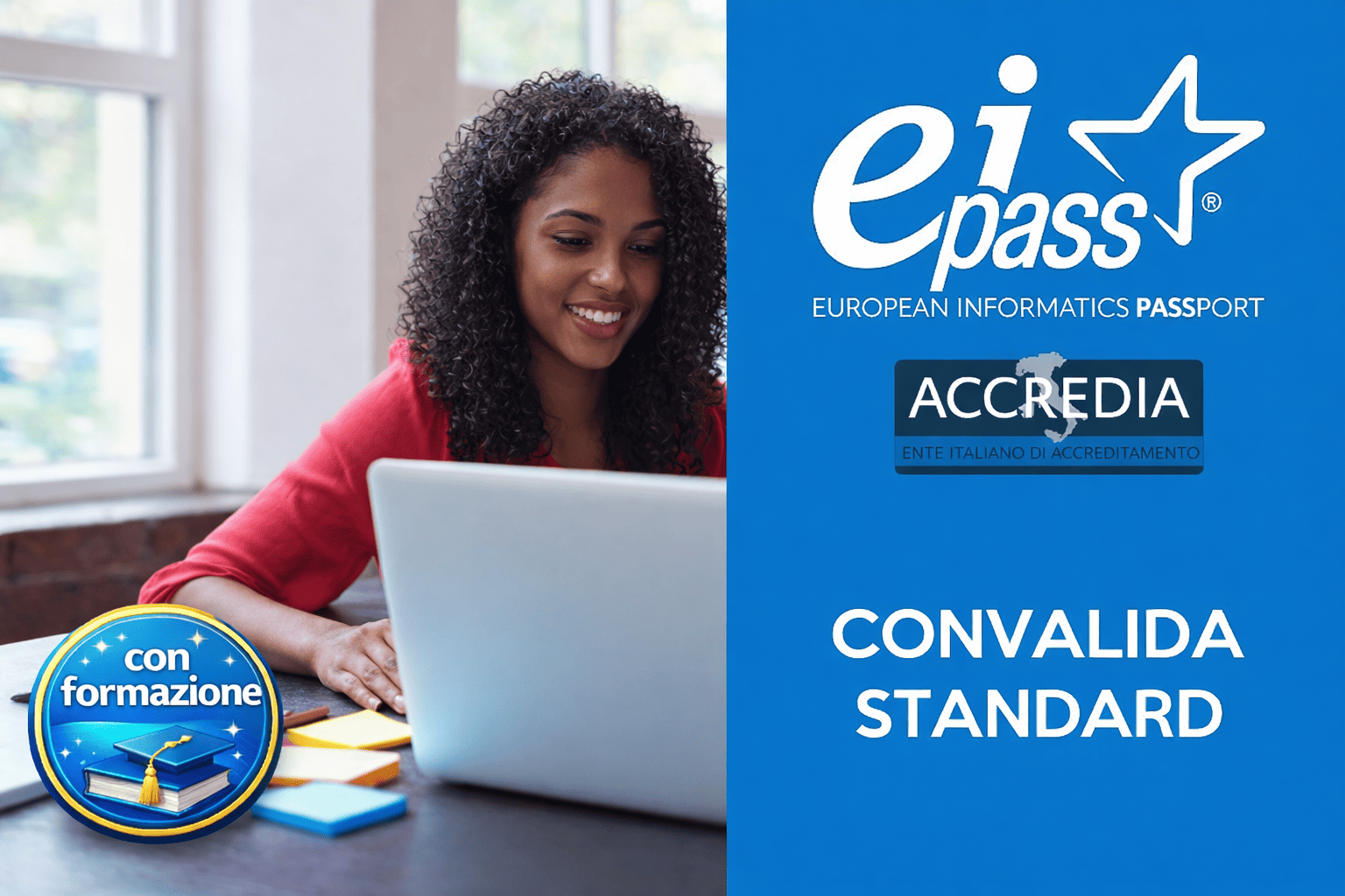 Convalida EIPASS 7 Moduli a CIAD Standard + Formazione